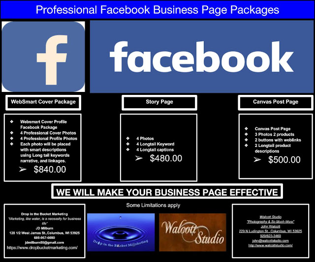 Facebook Business Packages Drop in the Bucket Marketing