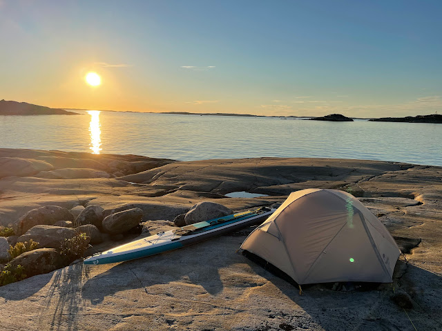 Overnight on an island in the Gothenburg archipelago