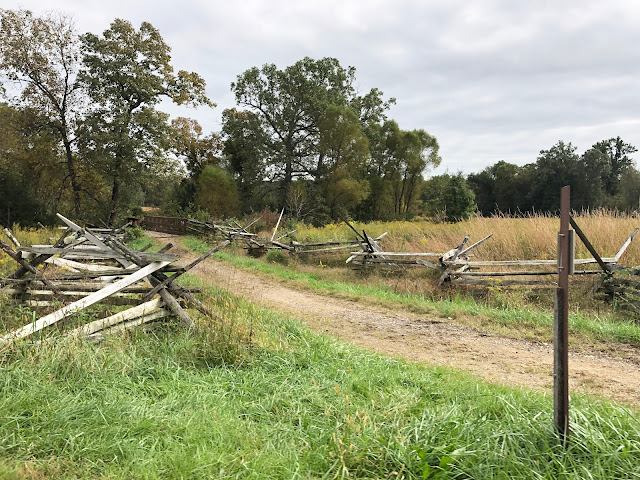 Trail at Gettsburg Battlefields