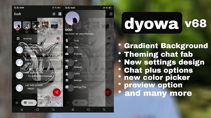 DWhatsApp v68 APK [dYoWA] by Dodi Hidayat
