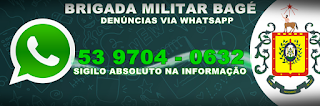 Brigada Militar oferece serviço de denúncia via Whatsapp