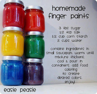 this is the easiest way of making homemade paints for your children.