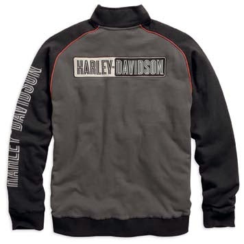 http://www.adventureharley.com/harley-davidson-mens-zip-front-fleece-colorblocked