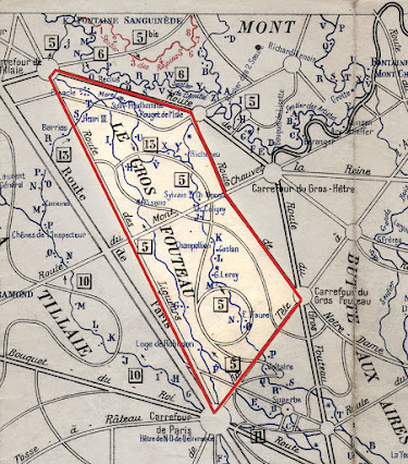 Le Gros Fouteau, forêt de Fontainebleau.