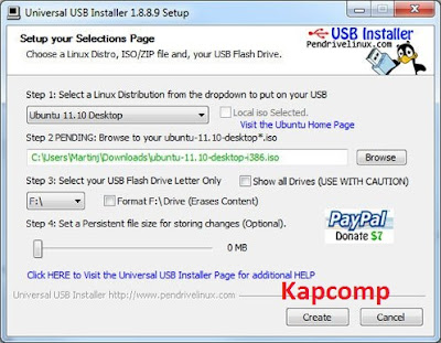 Cara Instal Linux Ubuntu dengan media flashdisk