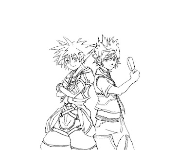 #9 Sora Coloring Page