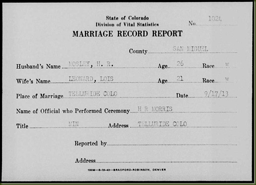 H-R-Mosley-and-Lois-Leonard-marriage