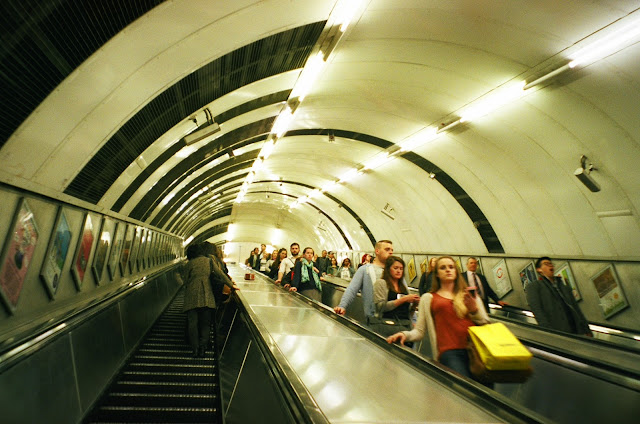 London tube interior