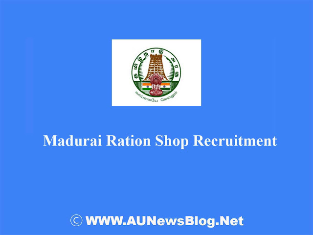 Madurai Ration Shop Recruitment 2017