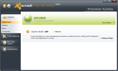 59876 Download Avast! Antivirus 5.0 Beta 