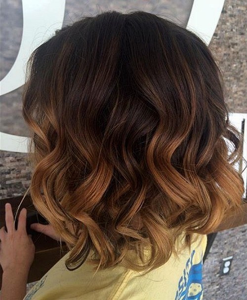 balayage short hairstyles and color