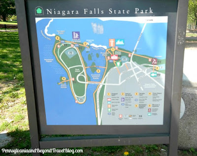 Niagara Falls State Park in New York - Park Map