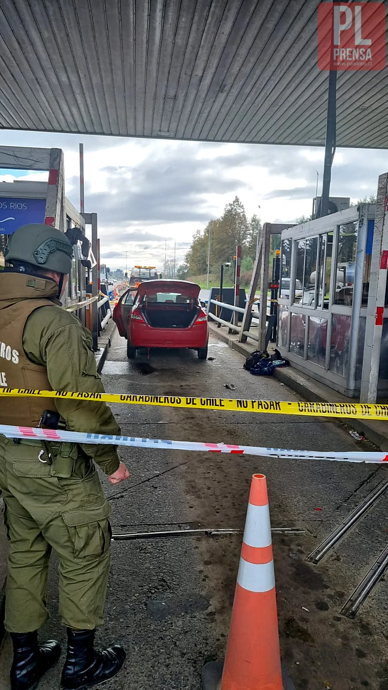 Secuestro en Osorno termina en peaje de La Unión