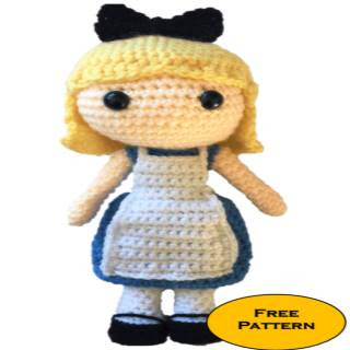 PATRON GRATIS ALICIA EN EL PAIS DE LAS MARAVILLAS AMIGURUMI 30544