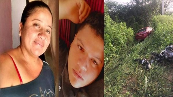 Mãe e filho morrem em acidente entre Teixeira e Desterro