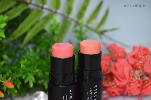 KARADIUM Cream Cheek Stick #2 Warm Coral & #4 Soft Peach 