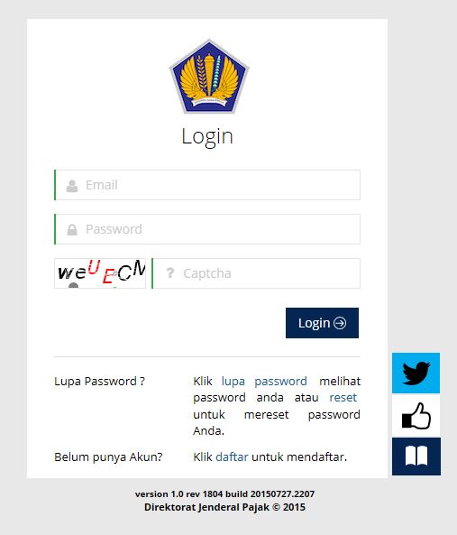 Daftar NPWP Online, Daftar Pajak Online, Formulir NPWP