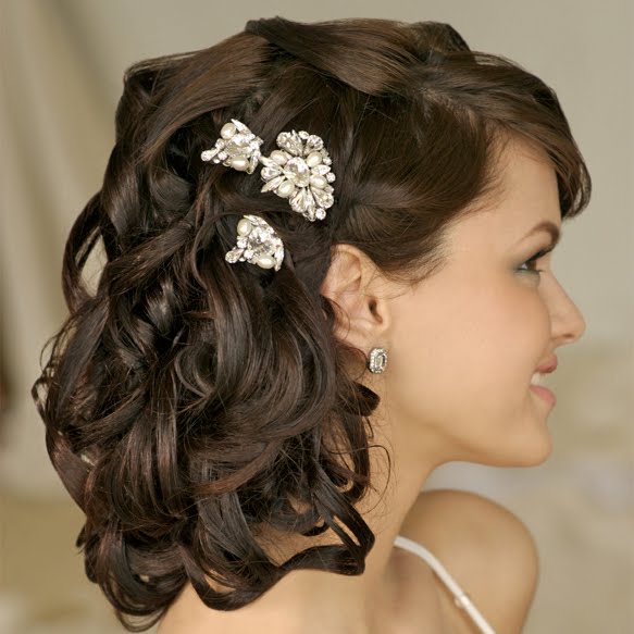 Top Wedding Hairstyles in 2010 Head pieces such as headbands hair clips