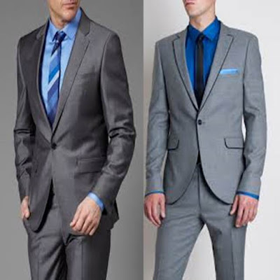 combinar traje gris y camisa azul-combinar traje de hombre-gq-hombre fashion-hombre elegante