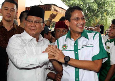 Prabowo: Kita Musyawarah Terus Sandiaga Jadi Cawapres