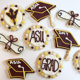 Arizona State University Graduation Cookies