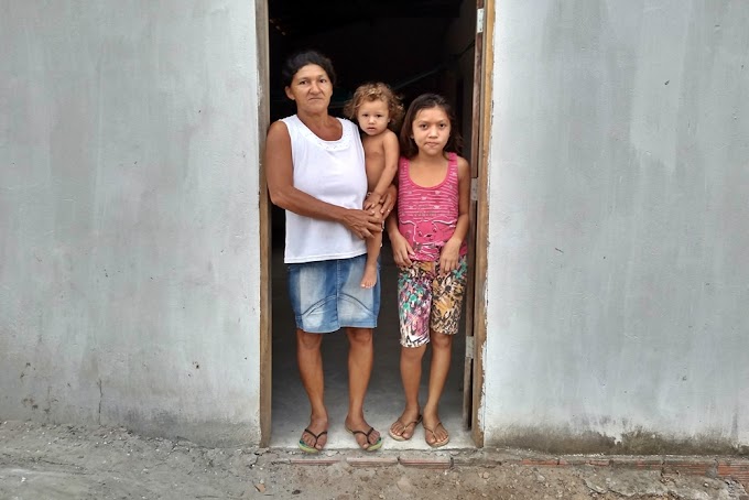Mãe e cinco filhos passam por necessidades e pedem ajuda em Cocal-PI