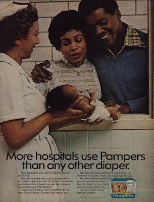 Pamper advertising 1970 1971 1972 1973 1974