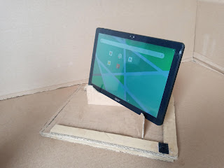 cardboard tablet stand