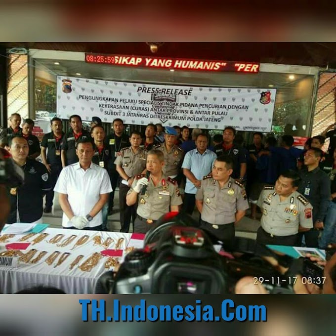 Polda Jateng Berhasil Ringkus Sindikat Jaringan Perampok Yang Terkenal Sadis 