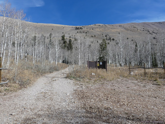 001: trailhead sign