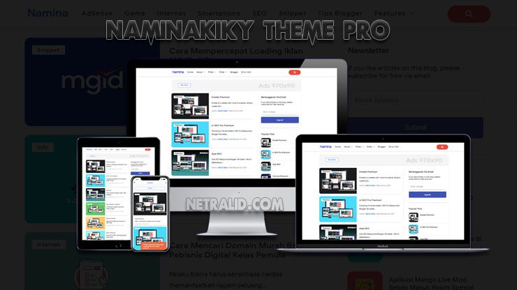 Naminakiky New 2020 Responsive Blogger Template