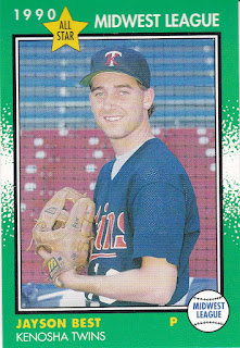 Jayson Best 1990 Kenosha Twins card