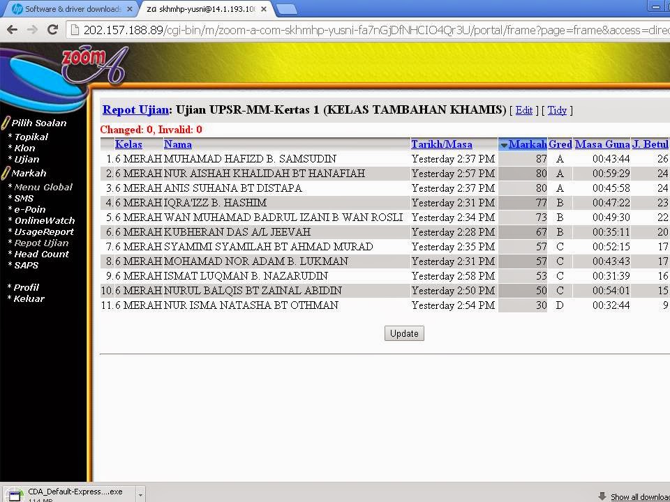 PANITIA MATEMATIK: KUIZ ZOOM A TAHUN 6