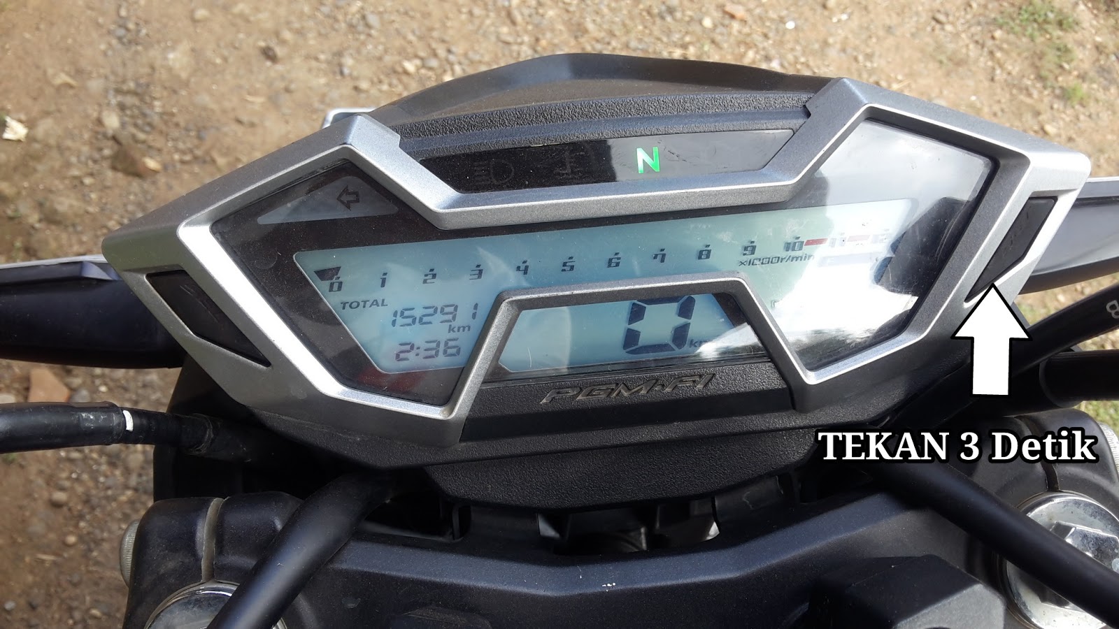 Cara Atur Jam Dan Reset SpeedoMeter Honda CB150R