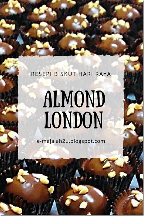 resepi-kuih-biskut-almond-london-sukatan-cawan-mudah