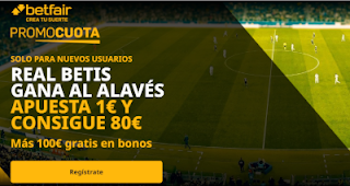 betfair supercuota Alaves v Betis 13-9-2020