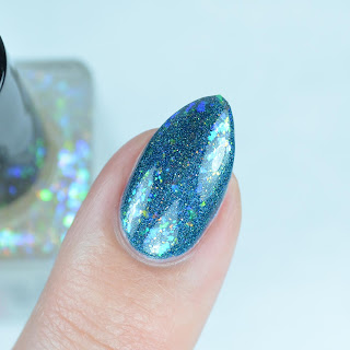 flakie holographic nail polish top coat