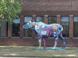 Incredible Printing Moose In The City