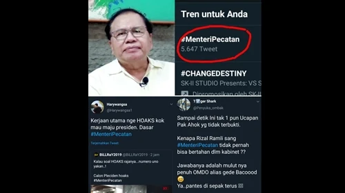 Tagar ‘Menteri Pecatan’ Trending, Rizal Ramli Disebut Omdo dan Suka Hoaks