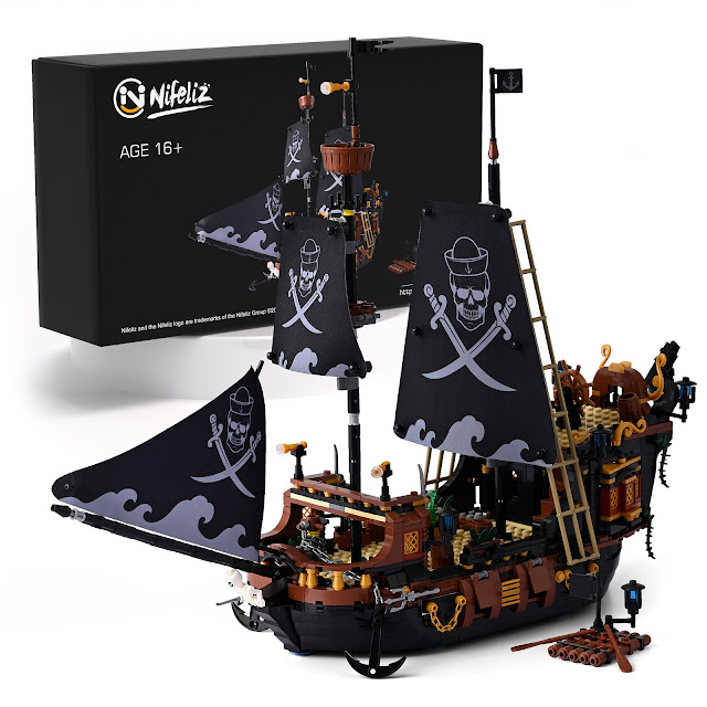 Nifeliz Pirate Ship Building Toy