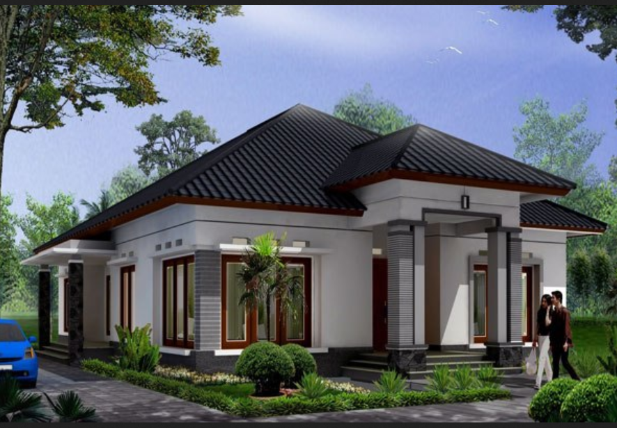 Desain Rumah  Mewah  Minimalis  Modern Satu  Lantai 