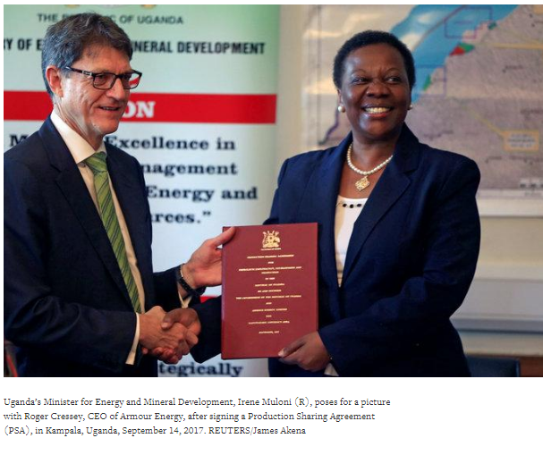 Uganda signs oil exploration deal with Australia's Armour Energy