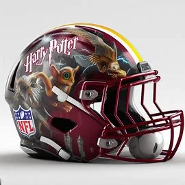 Washington Football Team Harry Potter Concept Helmet