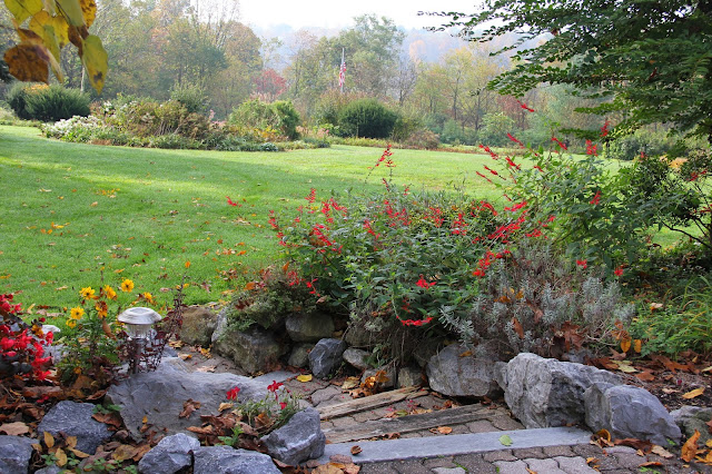 The beautiful gardens at Swiss Woods Bed & Breakfast Inn, Lititz, PA