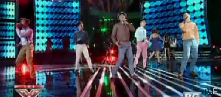 The X Factor Philippines - Take Off sings Yakap Sa Dilim at the Top 8 performance show