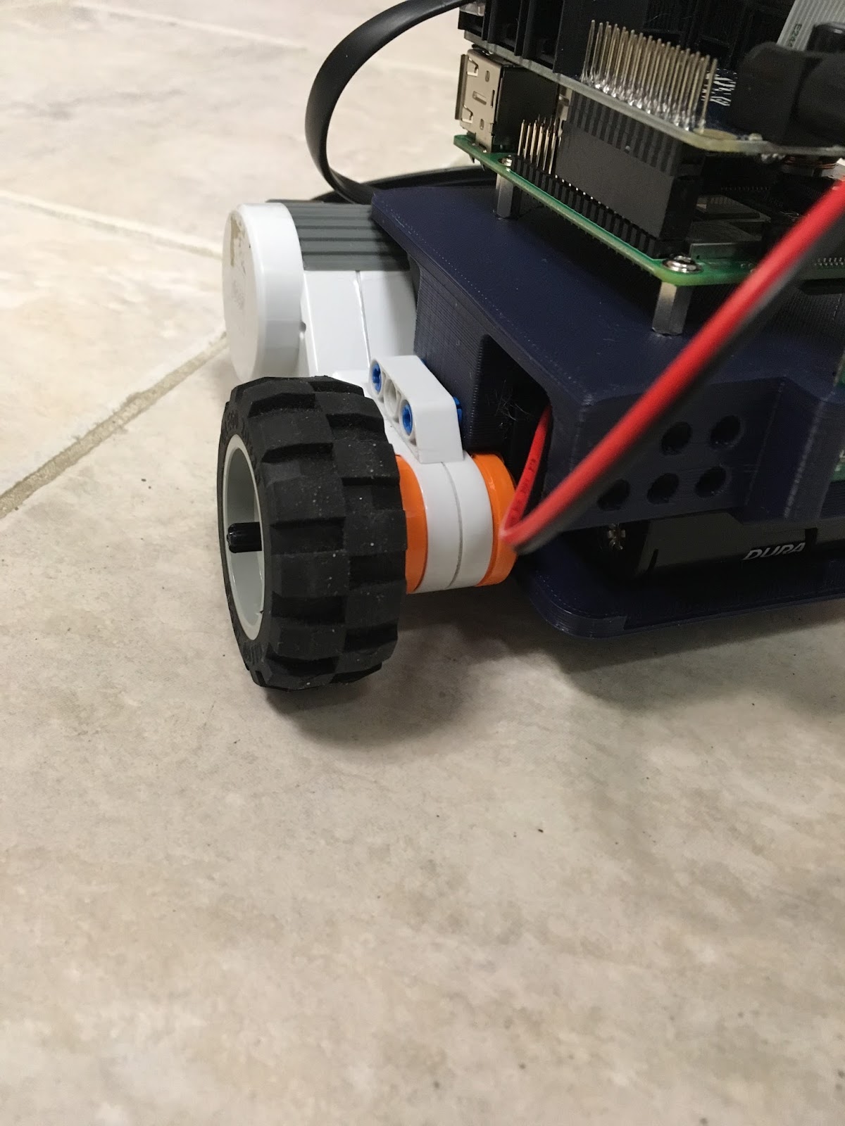 How not to design a ball castor wheel for your robot