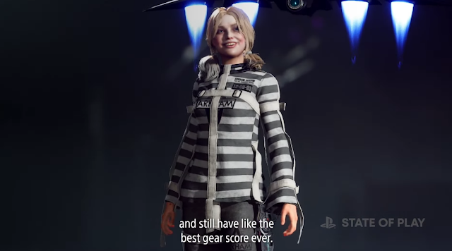 Harley Quinn Gear Score asylum jail black white stripes straps uniform outfit Suicide Squad Kill the Justice League