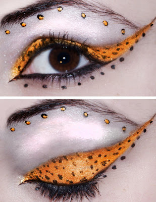 Painted Eye Makeup Seen On lolpicturegallery.blogspot.com