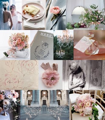 grey and pink wedding colors 