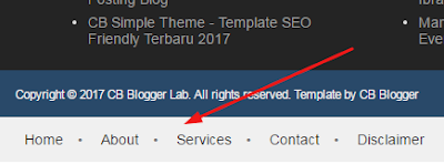 Cara Membuat Navigasi Menu di Footer Blog